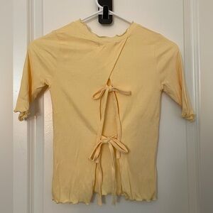 Oak&Fort Open Tie Back Top